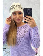 Dámská čepice Florence K350 ecru+khaki