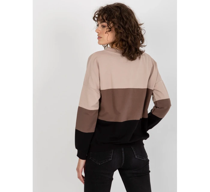 Mikina RV BL 8328.34X černá a béžová