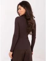 Bluzka RV BZ model 21724629 ciemny brązowy - FPrice Bluzka RV BZ model 21724629 ciemny brązowy - FPrice
