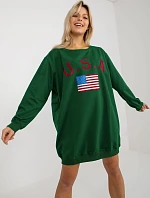 Mikina VI BL 3192.23P tmavě zelená