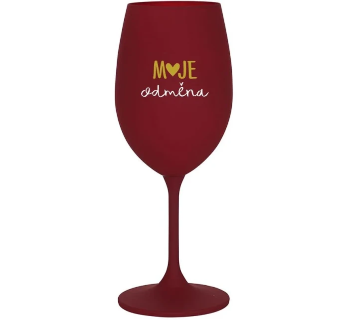 MOJE ODMĚNA - bordo sklenice na víno 350 ml
