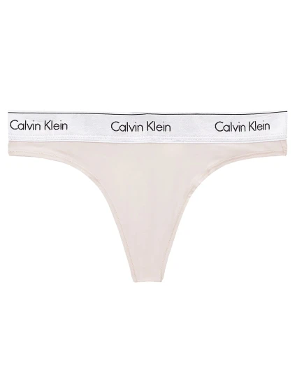 Dámská tanga Modern Cotton Metallic QF6136E-VJS - Calvin Klein