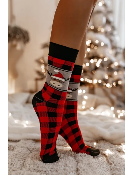 SKARPETKI DAMSKIE ŚWIĄTECZNE I model 21777605 - Milena SKARPETKI DAMSKIE ŚWIĄTECZNE I model 21777605 - Milena