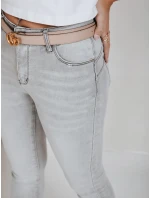Dámské džíny push up světle šedé model 21992924 - Dstreet