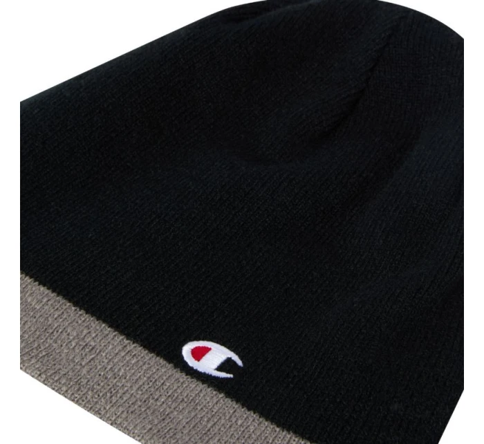 Oboustranná čepice černá a šedá model 21813887 KK001 - CHAMPION Oboustranná čepice černá a šedá model 21813887 KK001 - CHAMPION