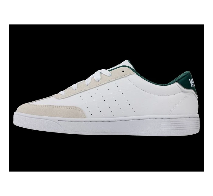 Tenisky K-swiss COURT BALBOA WHITE/CLOUD DANCER/POSY GREEN-M (04735-168-M)