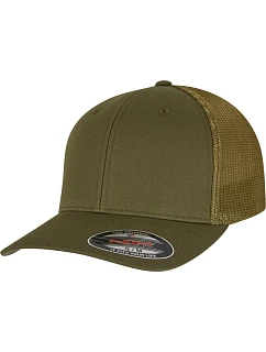 6 panelová Trucker kšiltovka 55. moss green model 22537101 - Flexfit