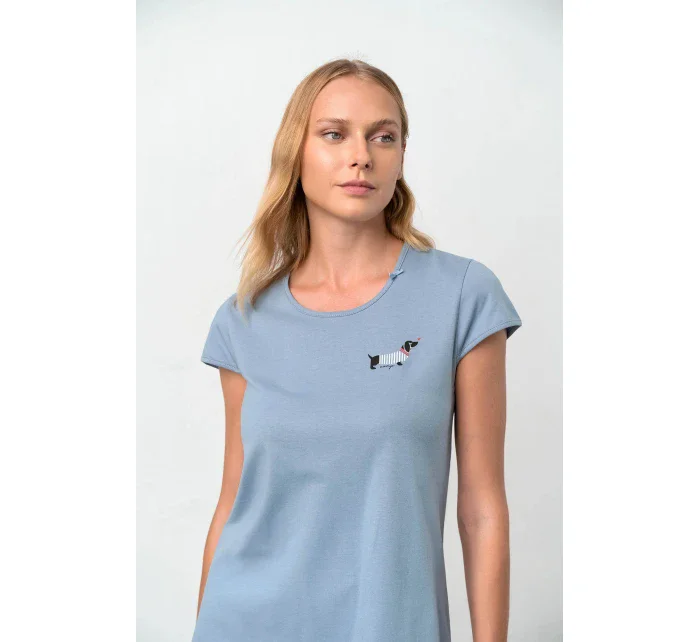 Vamp - Dvoudílné dámské pyžamo – Dachsy 18308 - Vamp