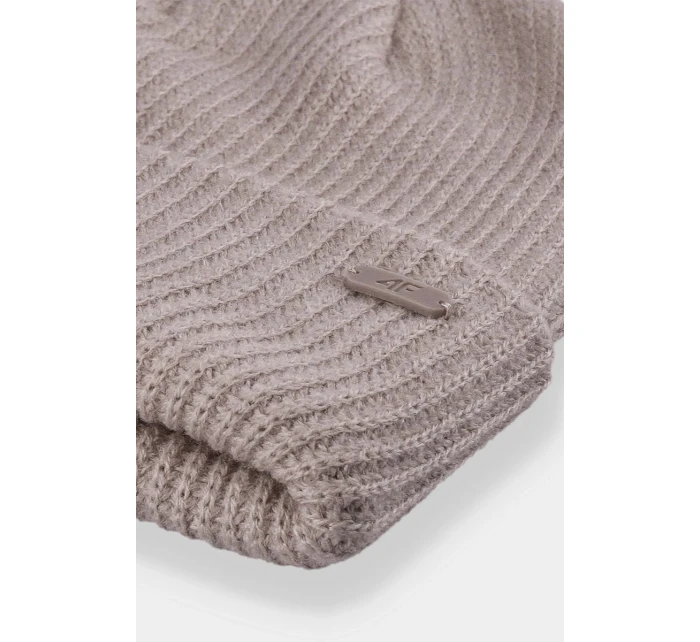 dámská čepice béžová model 21645388 - 4F