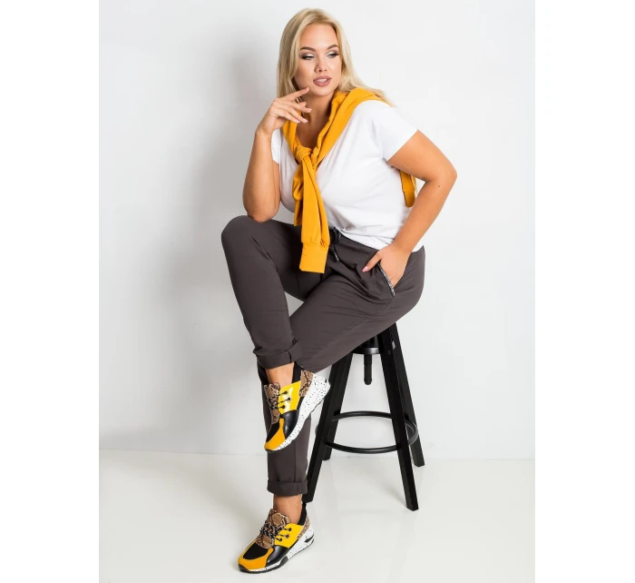 Tepláky RV DR 4765.52 tmavě khaki Tepláky RV DR 4765.52 tmavě khaki