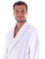 Unisex župan Athena 2116  bílá - Vestis