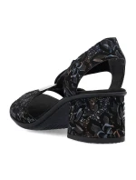 Pohodlné černé sandály Rieker W RKR679