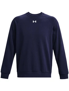 Pánská mikina Rival Fleece Crew, tmavě modrá, model 22306562 410 S - Under Armour