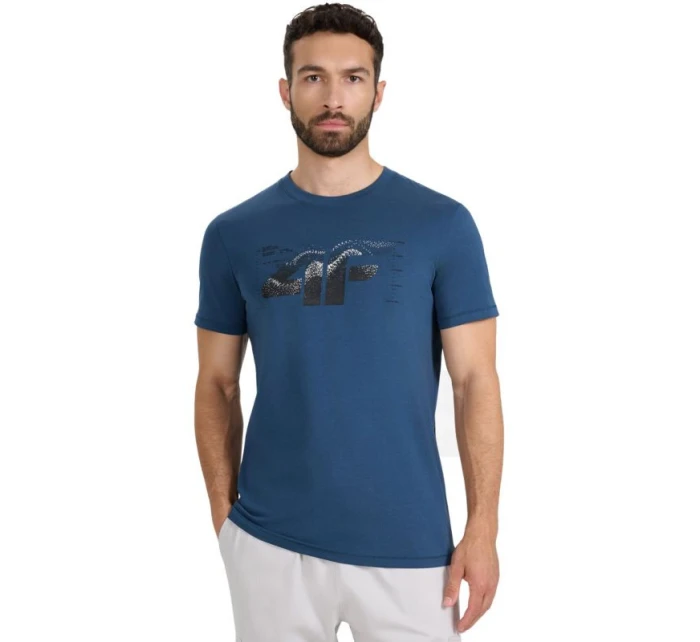 Pánské tričko 4F M2359 sea green 4FWAW25TTSHM2359 46S pánské