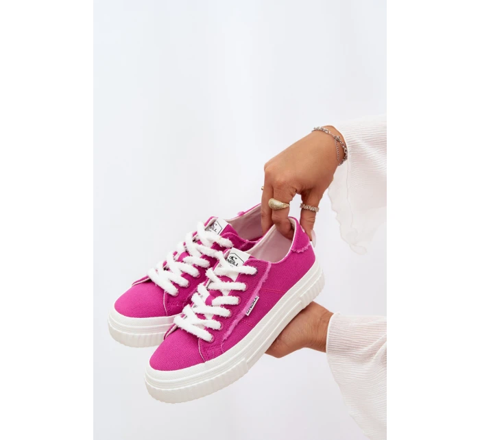 Dámské tenisky na platformě O`NEILL SPINNA C WOMEN LOW 90261009.06R Fuchsiová