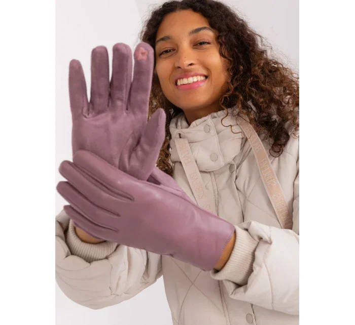 Rękawiczki AT RK model 19381442 fioletowy - FPrice
