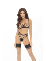 Podprsenka V-11071 černo-béžová - Axami