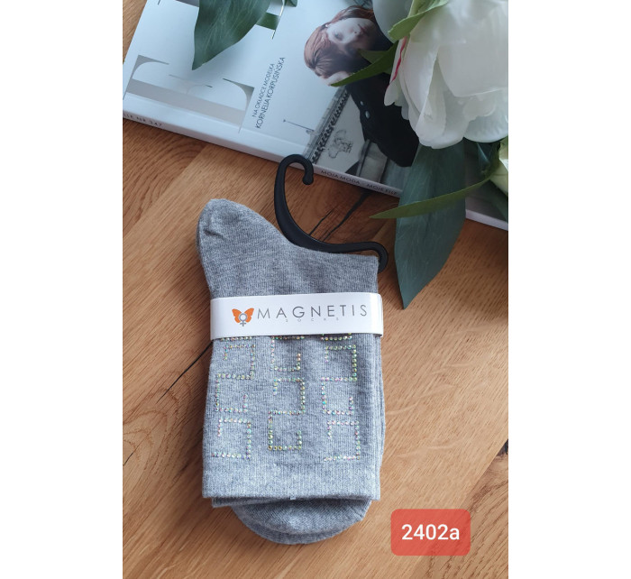 Dámské ponožky s aplikací 2402A