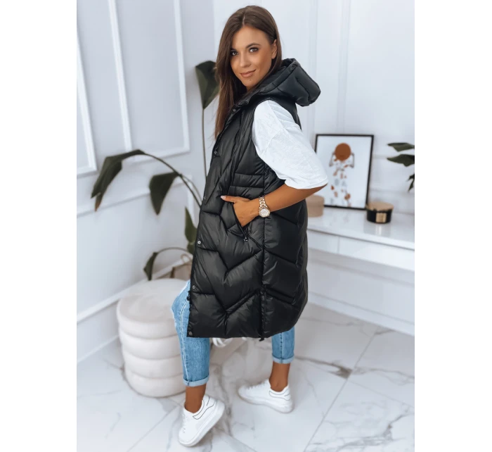 Dámská vesta LARIS černá FashionStreet TY2832 Dámská vesta LARIS černá FashionStreet TY2832