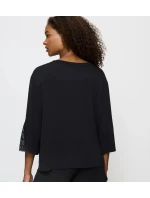 Dámský pyžamový top Aura Spotlight Top - BLACK - černý 0004 - TRIUMPH