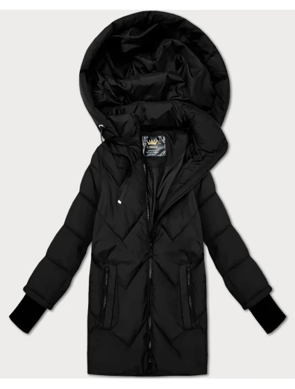 kurtka z kapturem czarna model 21396774 - Libland