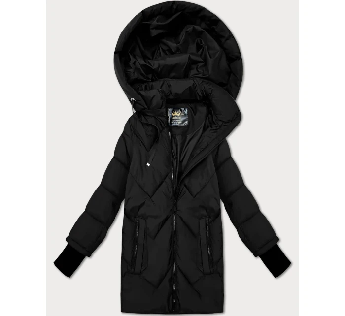 kurtka z kapturem czarna model 21396774 - Libland