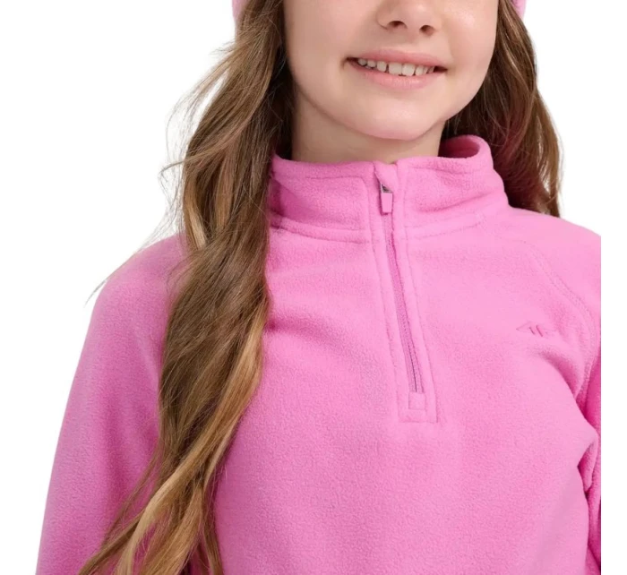 Dívčí fleecová mikina  fuchsiová JWAW25UFLE 55S model 21727060 - 4F
