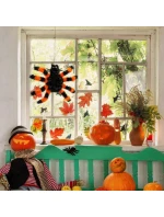 DEKORATIVNÍ FIGURKA HALLOWEENSKÝ PAVOUK ORANŽOVÝ DEKORATIVNÍ FIGURKA HALLOWEENSKÝ PAVOUK ORANŽOVÝ