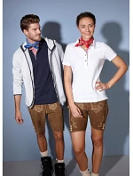JN 715 Dámské piqué polo v  stylu  white model 22488658 - Daiber