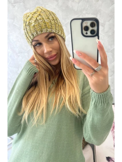 Veselá fleecová čepice model 18750215 - K-Fashion Veselá fleecová čepice model 18750215 - K-Fashion