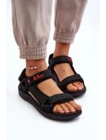 Dámské sandály model 21649054 Černé - Lee Cooper Dámské sandály model 21649054 Černé - Lee Cooper