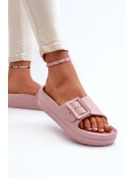 Dámské Pěnové Žabky Na Platformě S Big Star Růžové model 21654877 - Big Star Shoes