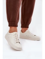 Nízké Dámské Tenisky Z Eko Kůže Big Star model 21686472 Béžové - Big Star Shoes