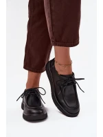 Kožené dámské polobotky Maciejka K7189-01 Černé