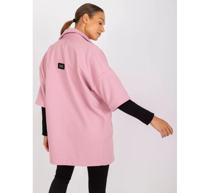 Dámský kabát CHA PL 0409.30x světle růžový