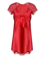 Dámská saténová košilka Klara červená - DKaren