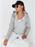 Dámská mikina VICTORIA světle šedá BY0228