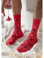 Milena 1290-021 Vánoční ponožky pro muže 38-46
