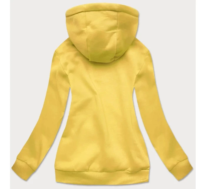 Žlutá dámská tepláková mikina model 15817370 - J.STYLE