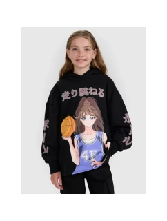 Dívčí mikina s kapucí model 21907197 - 4F