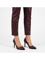 Lodičky na jehlovém podpatku bordó Sergio Leone 1339