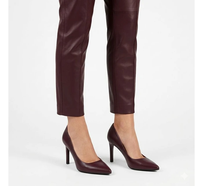 Lodičky na jehlovém podpatku bordó Sergio Leone 1339