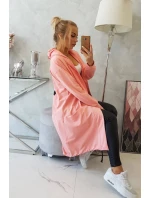 Nadměrná šedá bunda s kapucí Morel