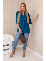 Halenka s prodlouženým zadním dílem námořní Halenka s prodlouženým zadním dílem námořní