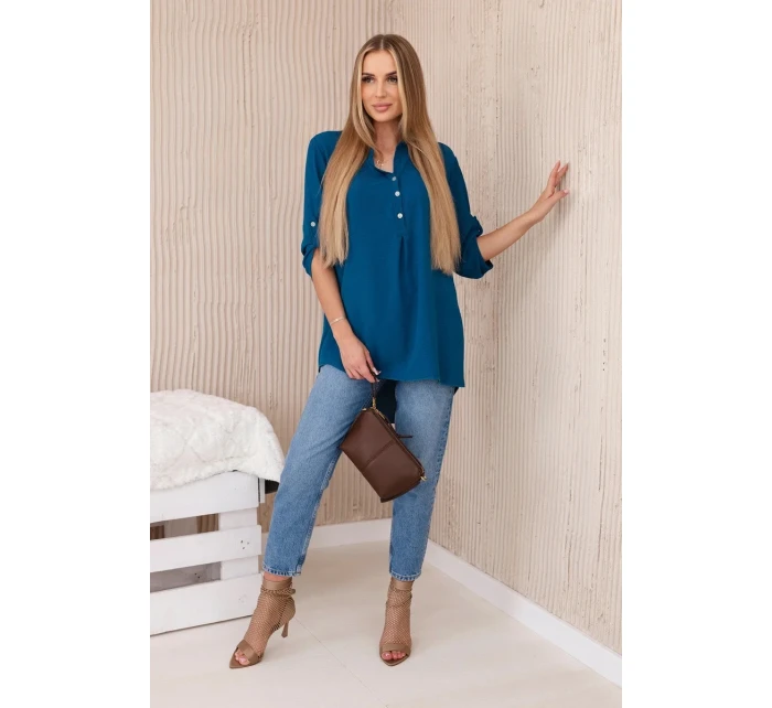 Halenka s prodlouženým zadním dílem námořní Halenka s prodlouženým zadním dílem námořní