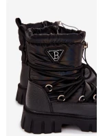 Dětské černé sněhule Adelisse