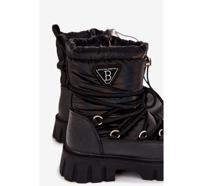 Dětské černé sněhule Adelisse