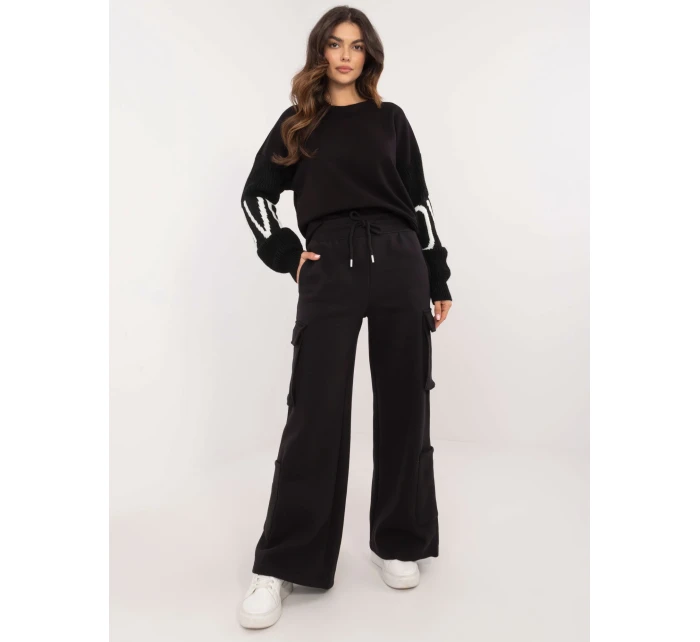 Spodnie model 20614056 czarny - FPrice Spodnie model 20614056 czarny - FPrice