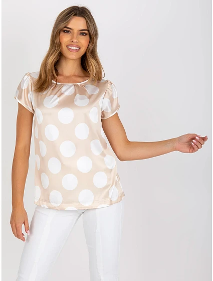 Bluzka WN BZ model 21127076 jasny beżowy - FPrice