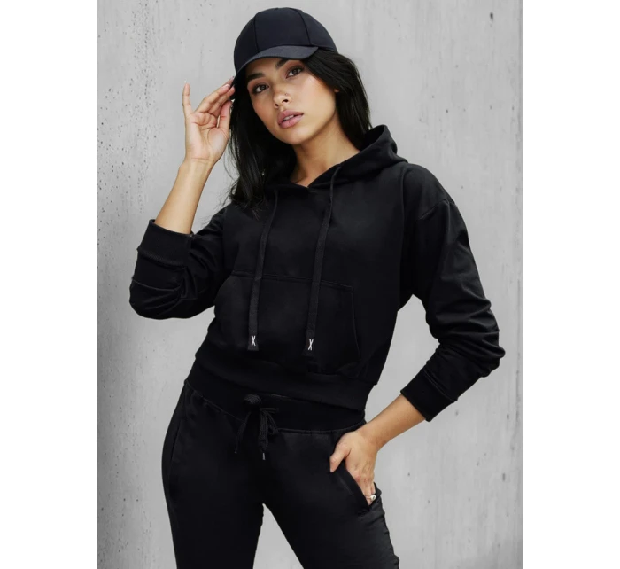 Dámská mikina s kapucí černá Dstreet model 21993518 - FashionStreet